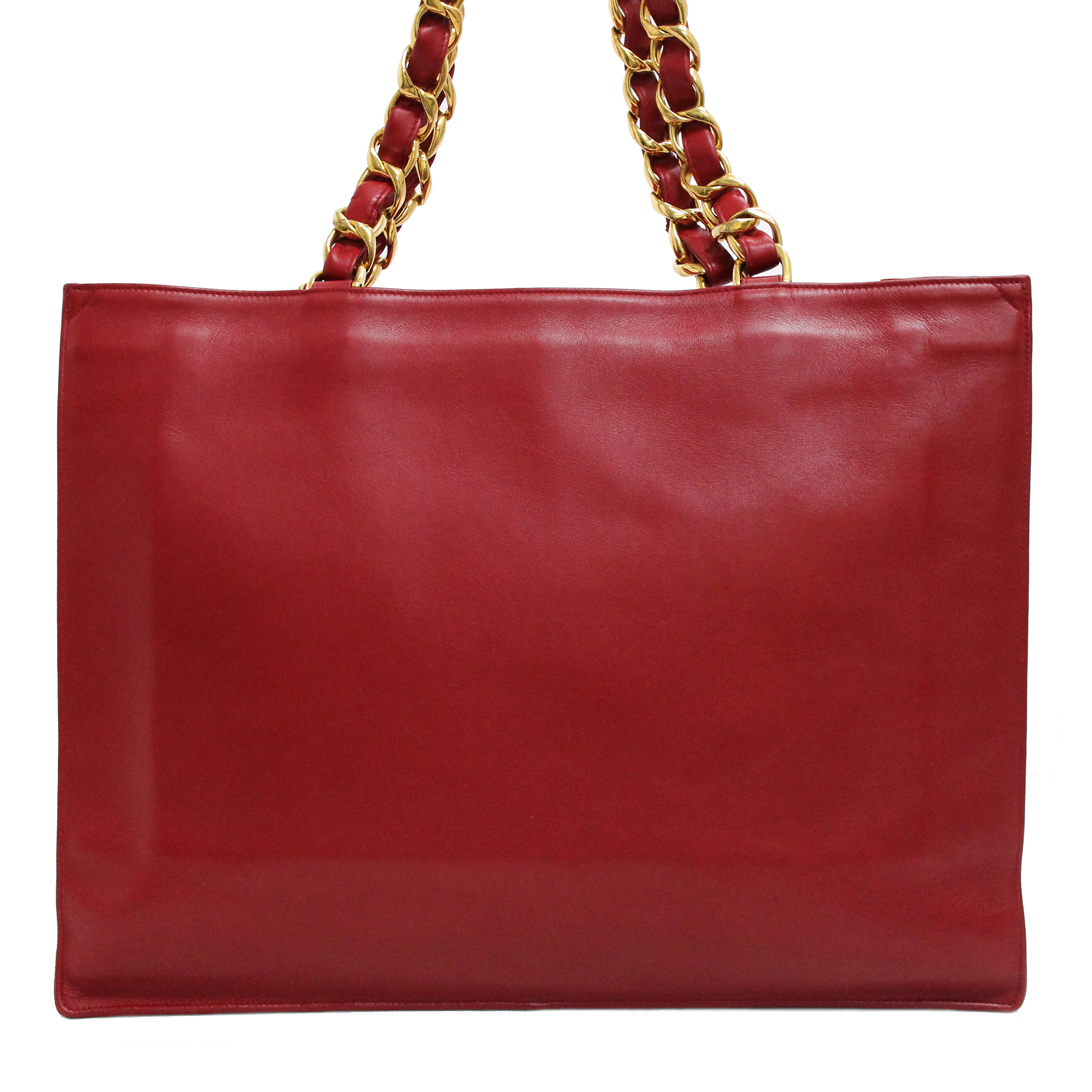 CHANEL ワインレッド手袋 CCロゴ付き CHANEL ワインレッド手袋 CCロゴ