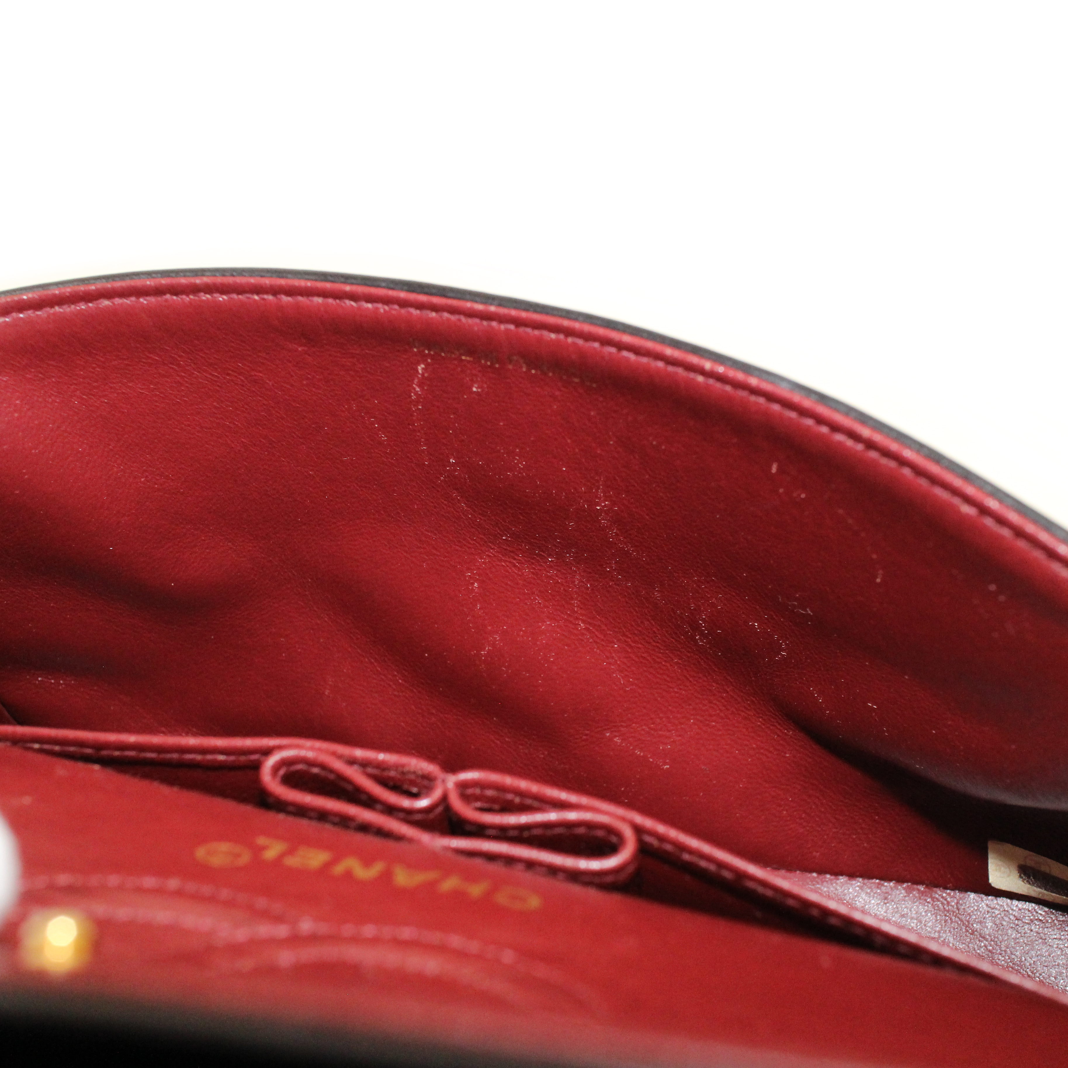 CHANEL Lamb Skin Double Flap 23 Small Chain Shoulder Bag #2762