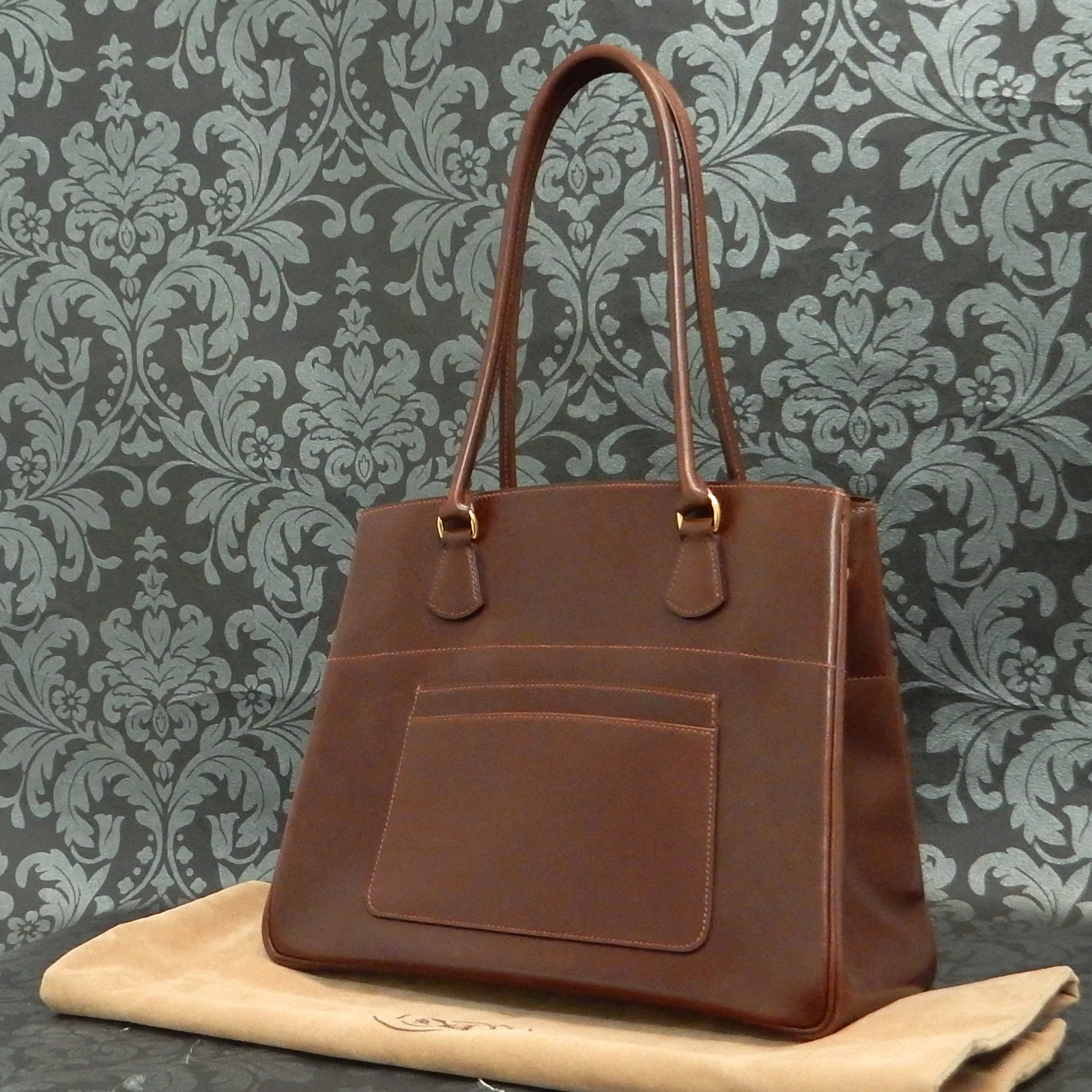 hermes leather tote bag