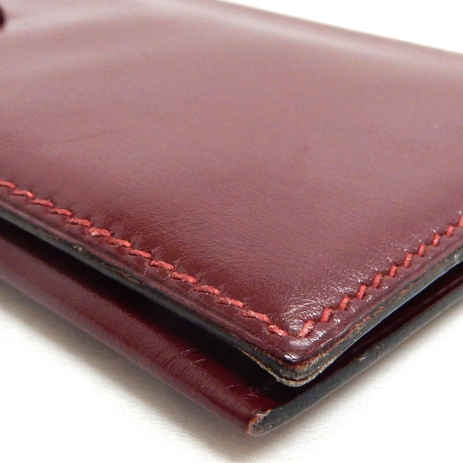 Béarn leather wallet Hermès Red in Leather - 20040145