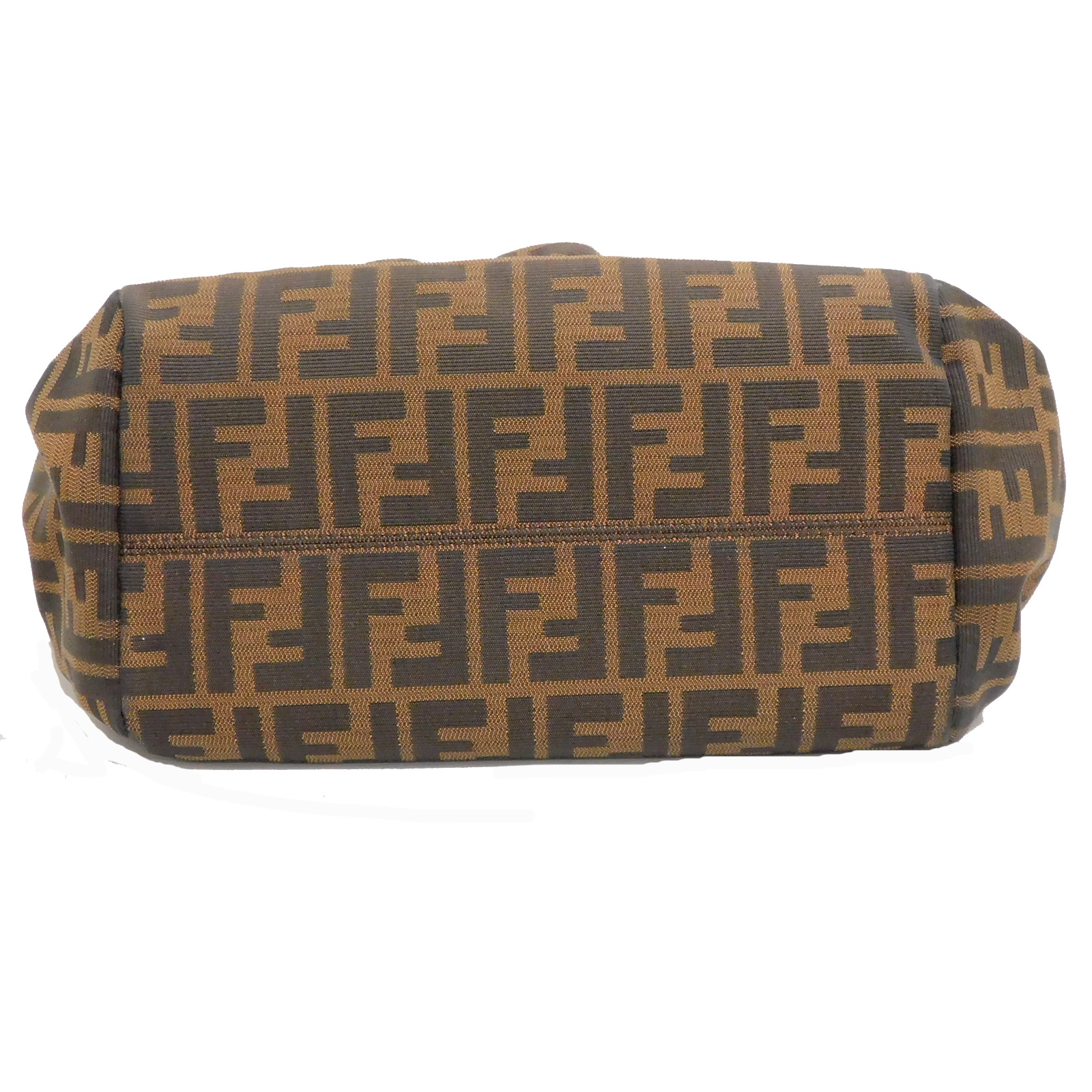 FENDI Zucca Canvas Brown Shoulder Tote Bag #29 Rise-on | eBay