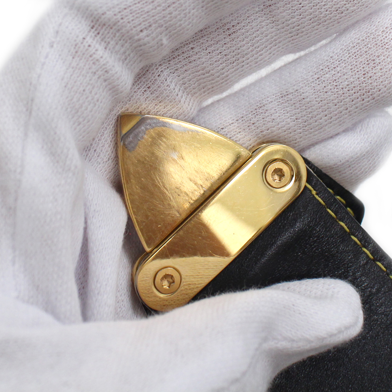 LOUIS VUITTON Suhali Leather L'Impetueux Black Handbag Shoulder