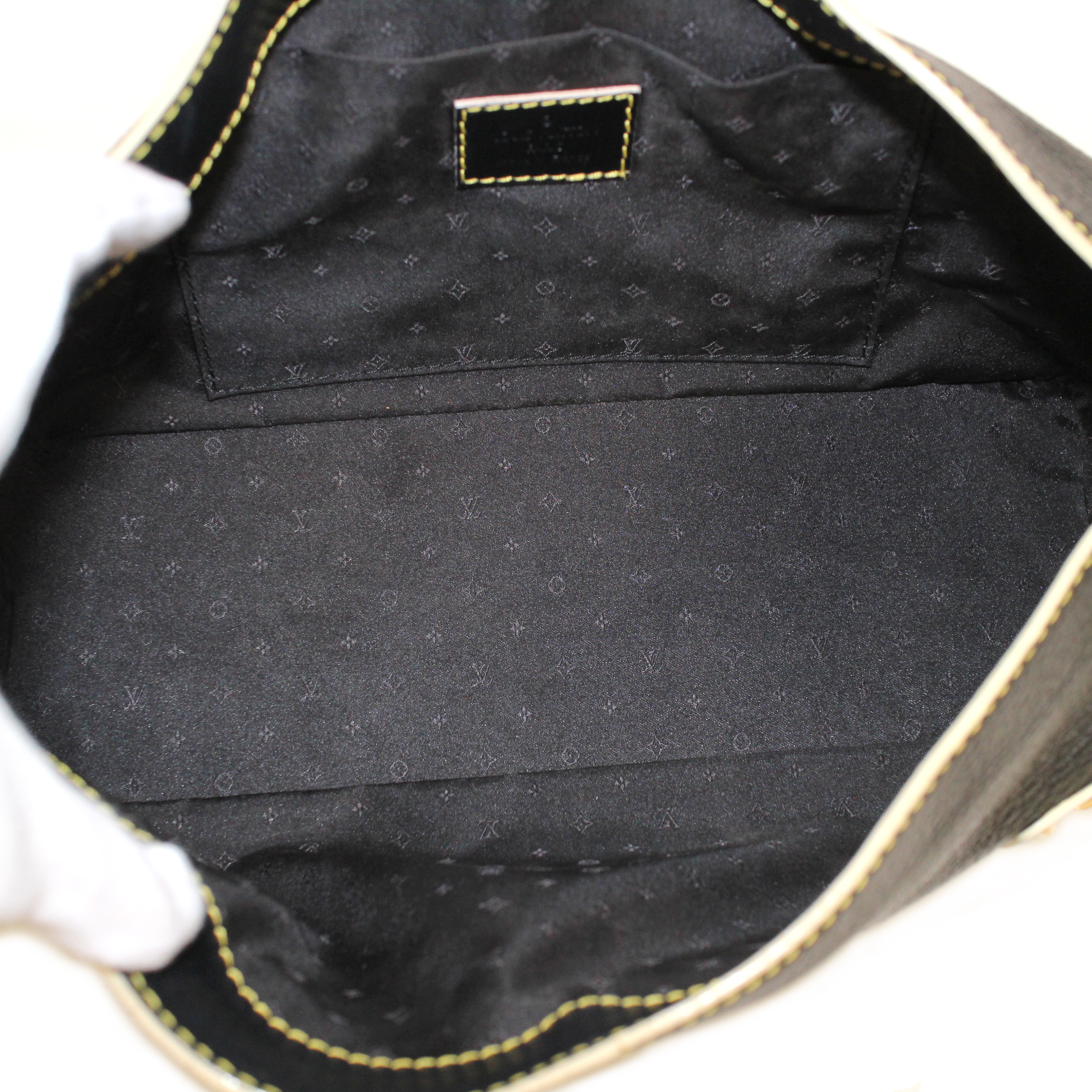 Louis Vuitton ブラック半袖プルオーバー L LOUIS VUITTON Suhali Leather L'Impetueux Black Handbag Shoulder