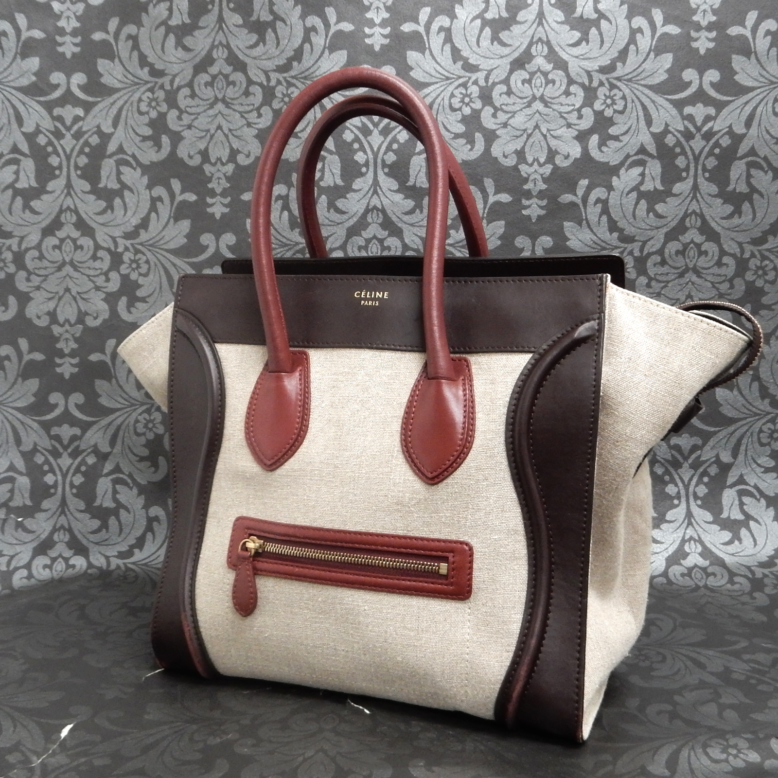 celine luggage canvas