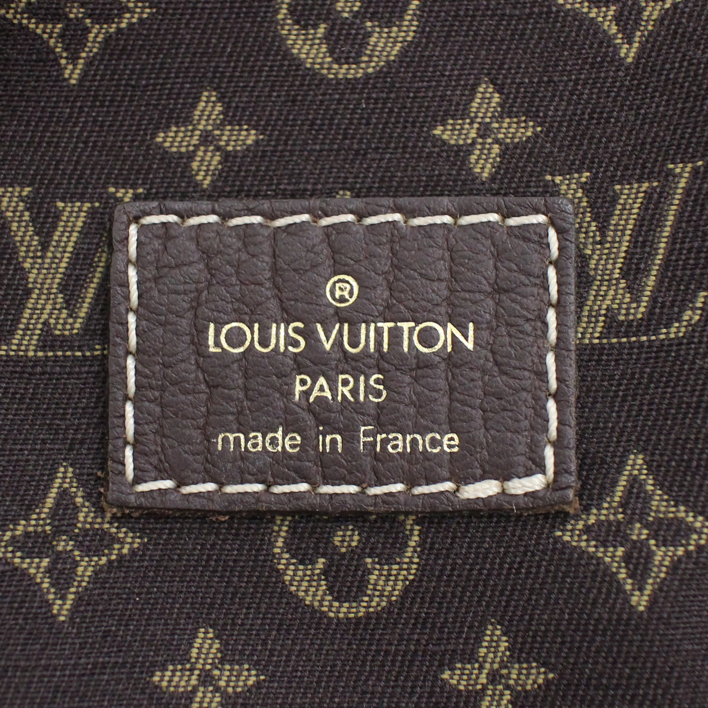 LOUIS VUITTON Monogram Mini Lin Saumur 30 Brown Shoulder Bag