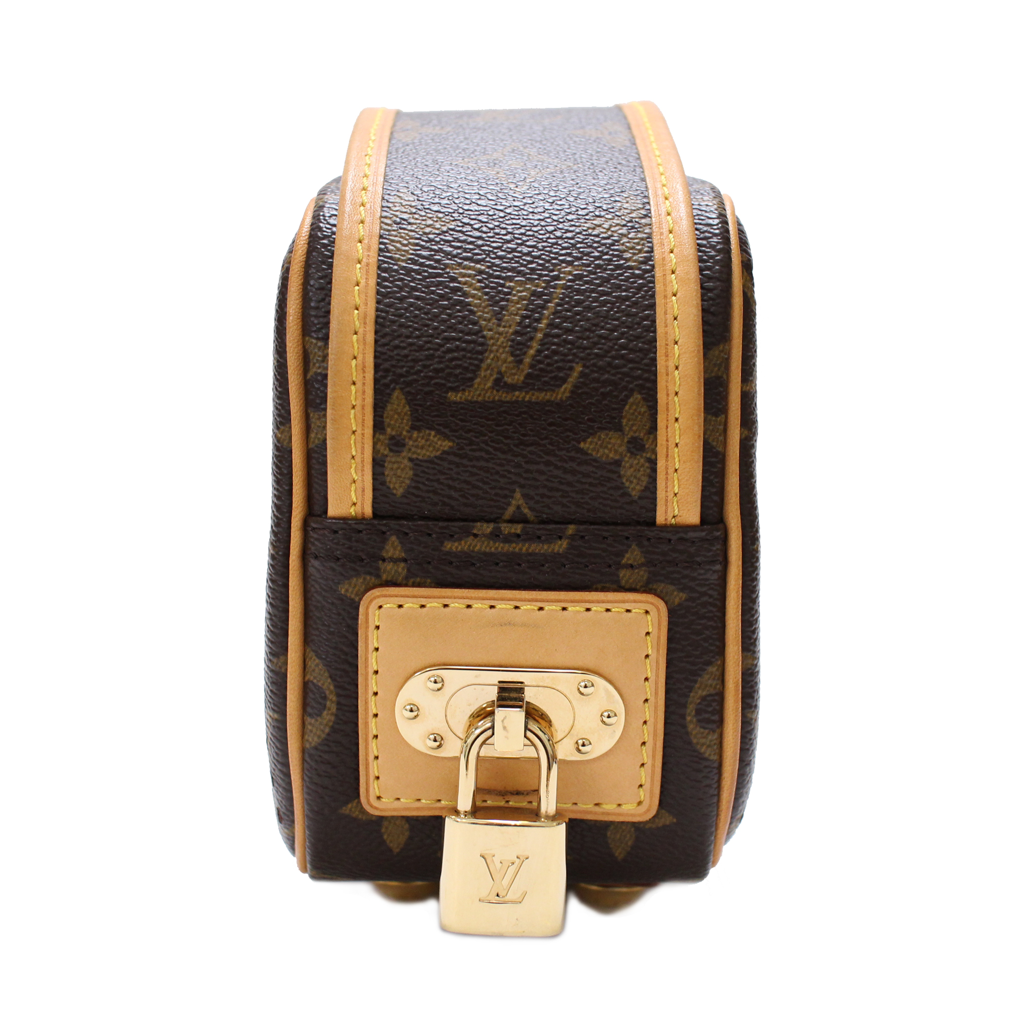 LOUIS VUITTON Monogram Perfo Mini Trocadero Pink Shoulder Bag