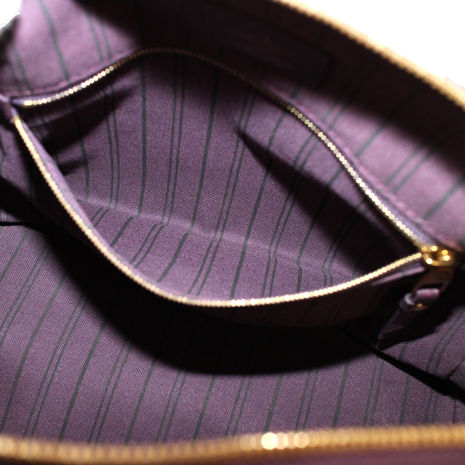 LOUIS VUITTON MONOGRAM Empreinte Speedy 25 Purple Shoulder Bag #20