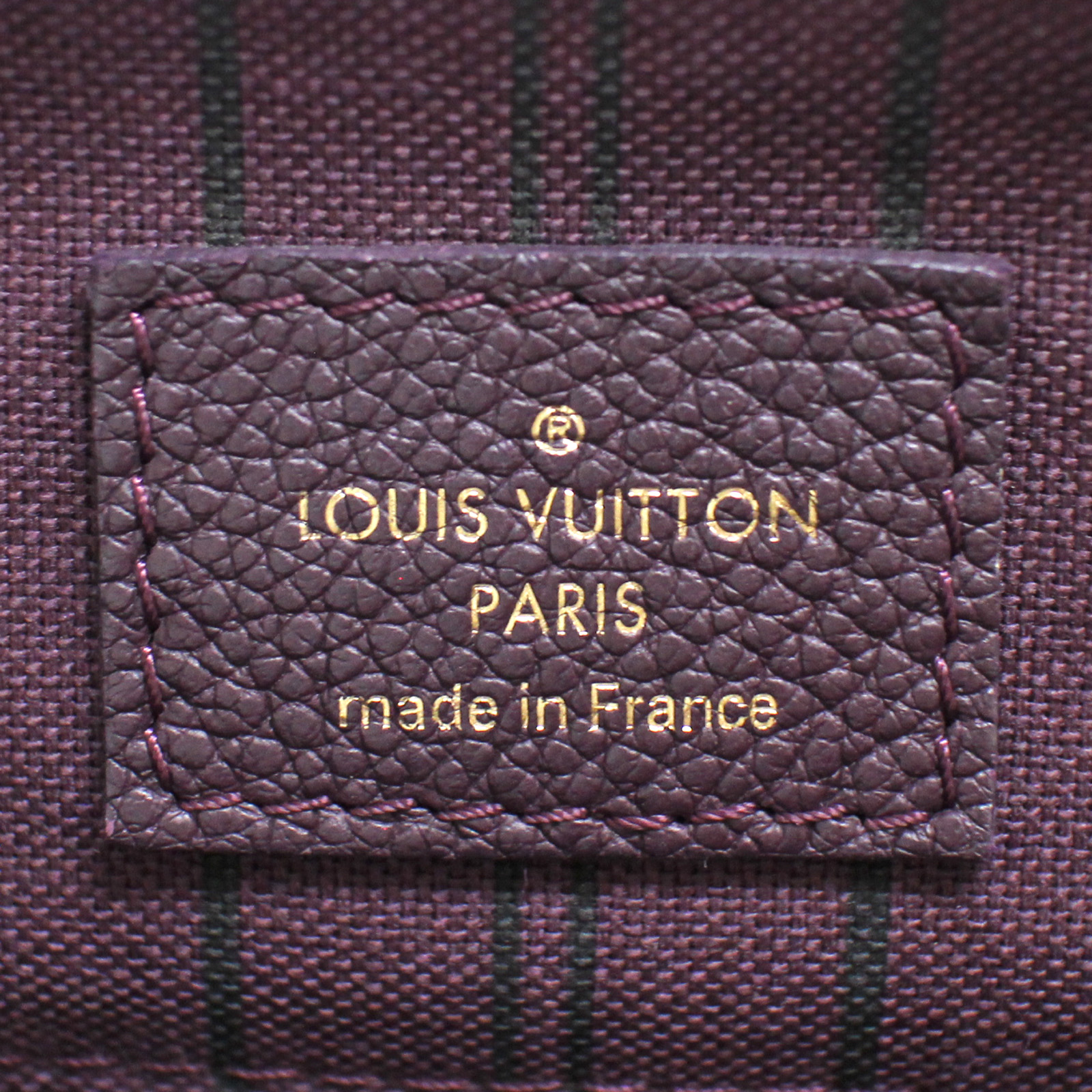 LOUIS VUITTON MONOGRAM Empreinte Speedy 25 Purple Shoulder Bag #15 Rise-on