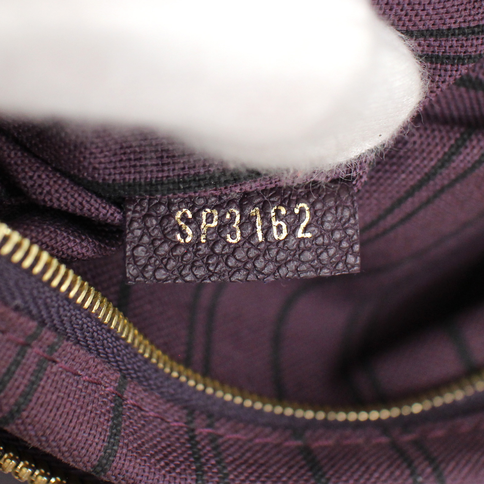 Louis Vuitton Purple Monogram Empreinte Speedy Bandoulière 25 w/ Strap