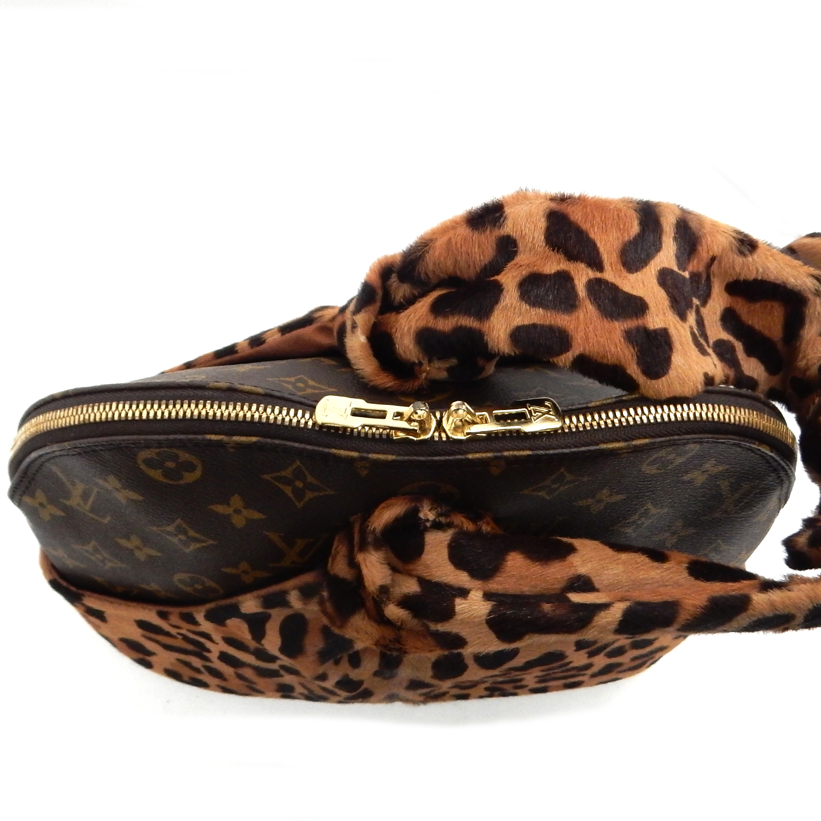 Rise-on LOUIS VUITTON Azzedine Alaia Alma Monogram Leopard Bag Handbag #1 | eBay